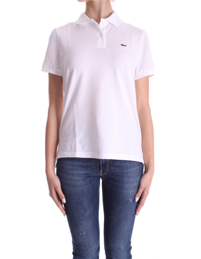 LACOSTE Short sleeves White
