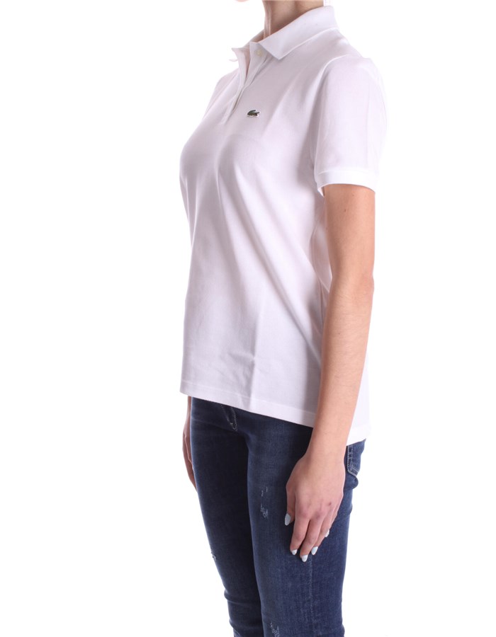 LACOSTE Short sleeves White