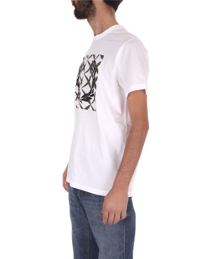 FRED PERRY Manica Corta White