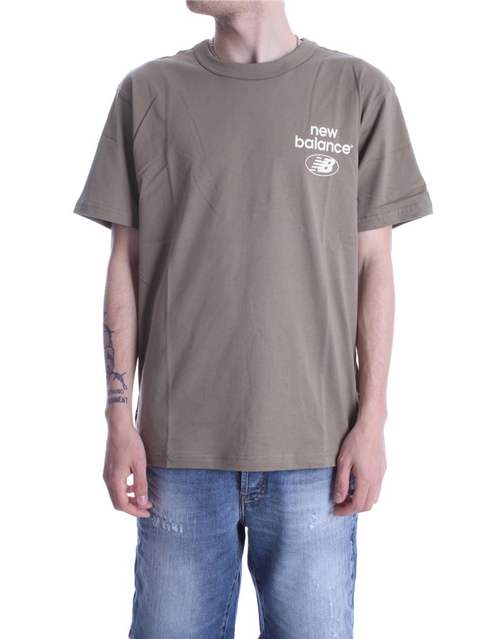 NEW BALANCE Short sleeve Green