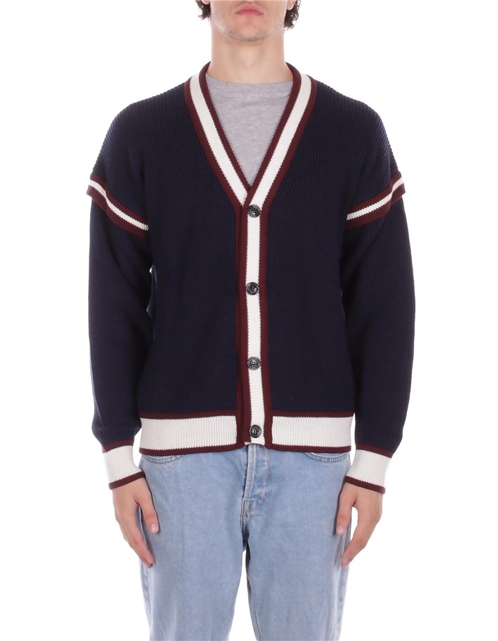 GCDS Cardigan Blu