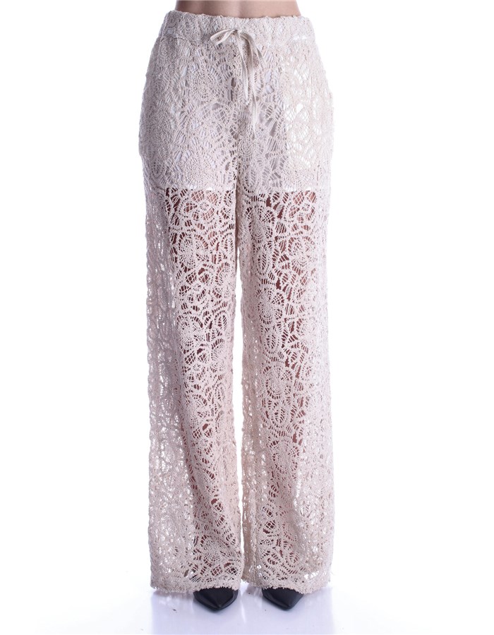 SEMICOUTURE Pantaloni A Palazzo S3SH04 Aurora