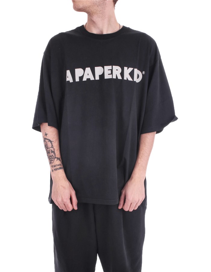 A PAPER KID Short sleeve Black