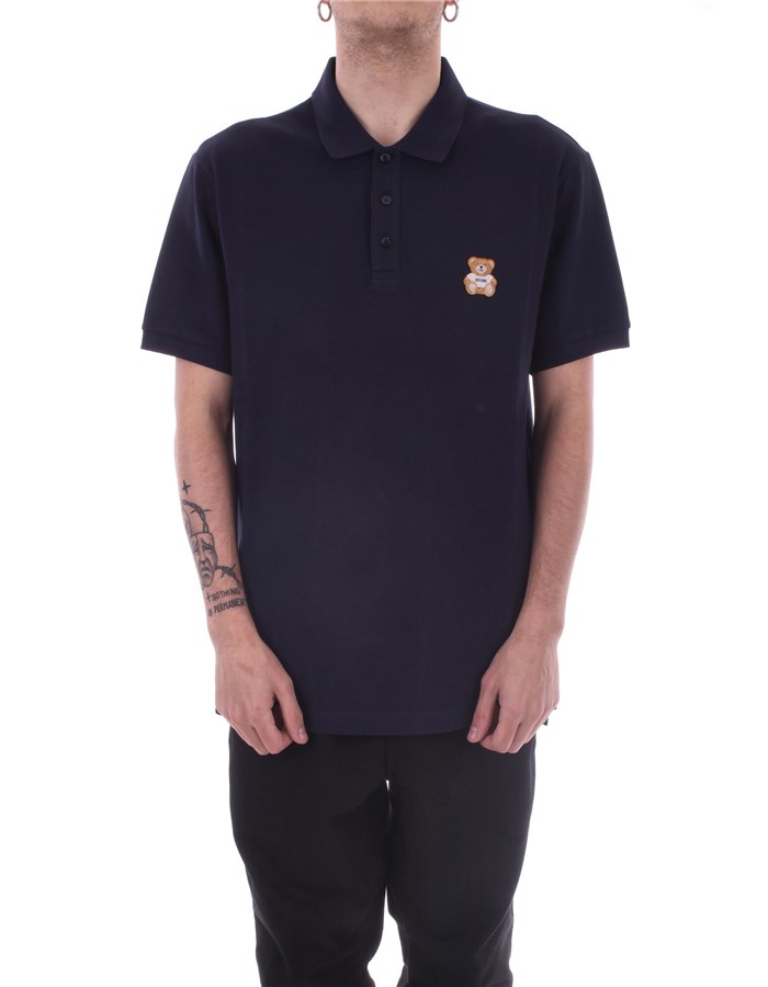 MOSCHINO Polo Maniche Corte 1603 2042 Blu