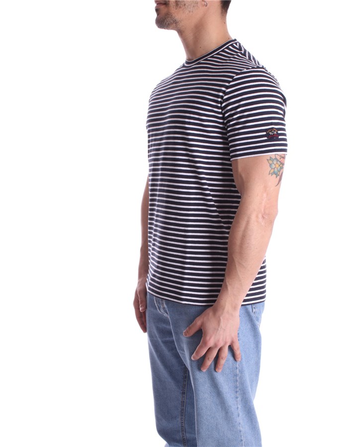 PAUL & SHARK Short sleeve White blue