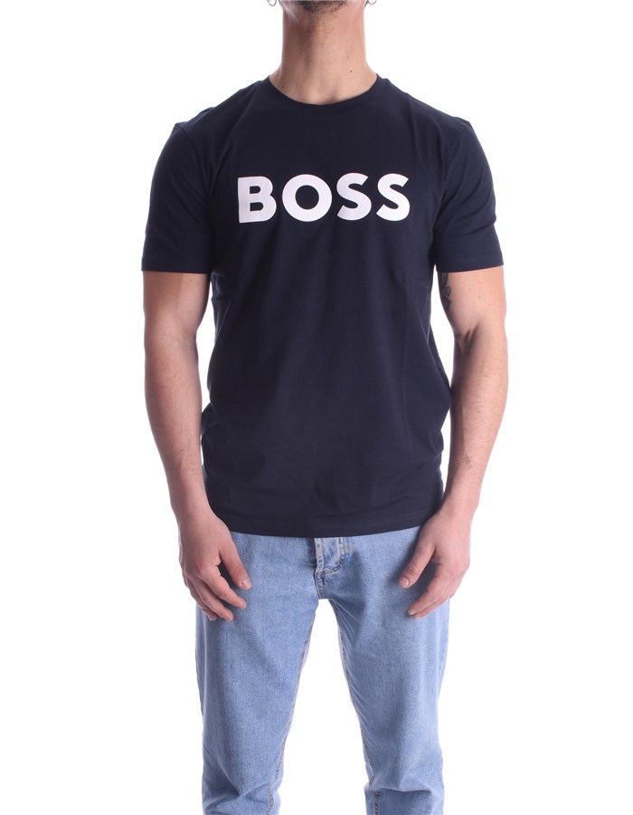 BOSS Short sleeve Dark blue