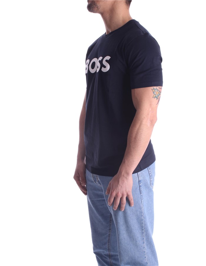 BOSS Short sleeve Dark blue