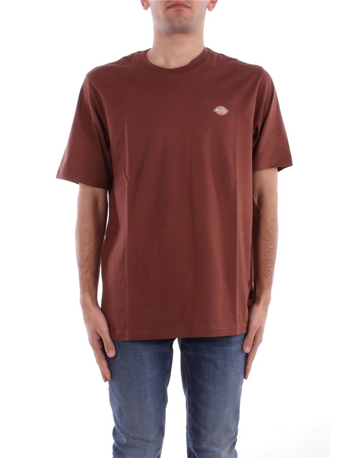 DICKIES Short sleeve Brown
