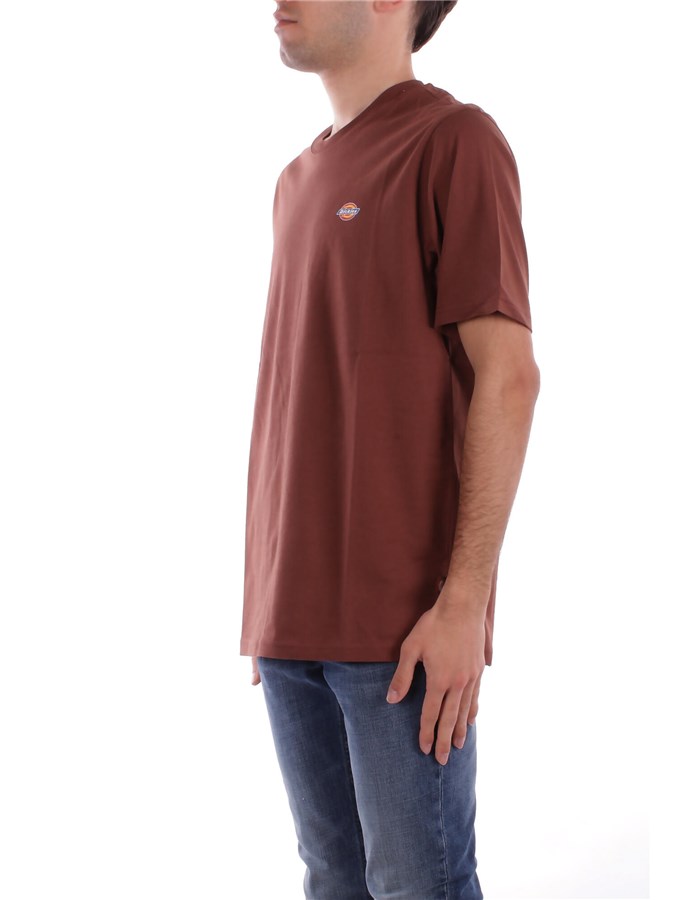 DICKIES Short sleeve Brown