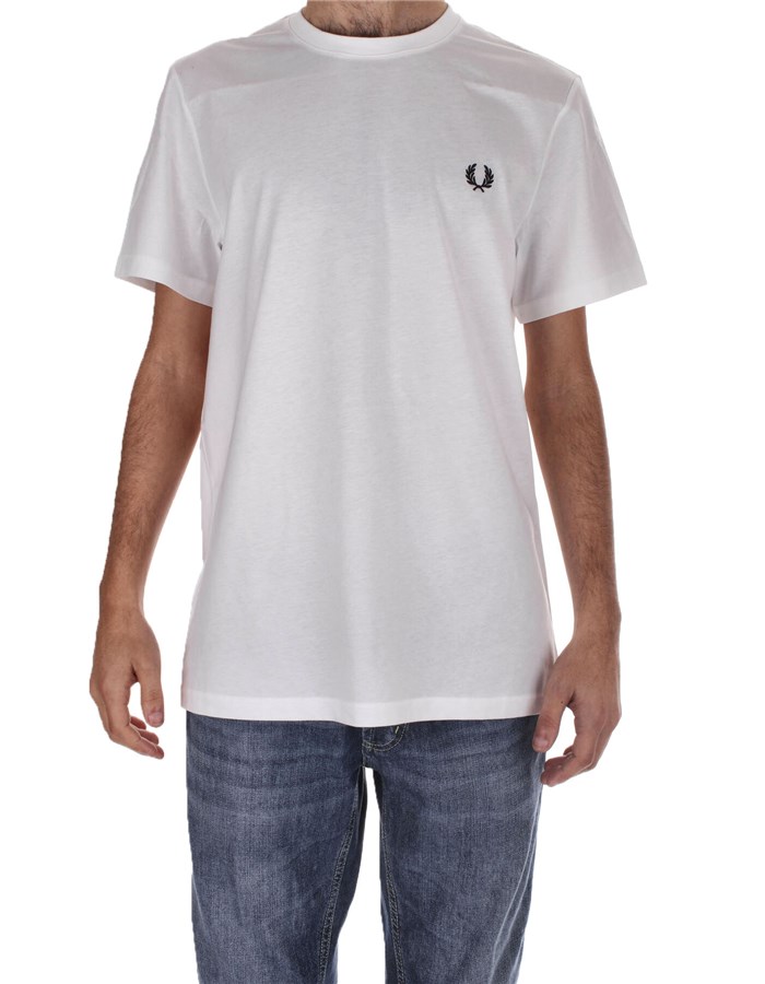 FRED PERRY Manica Corta White