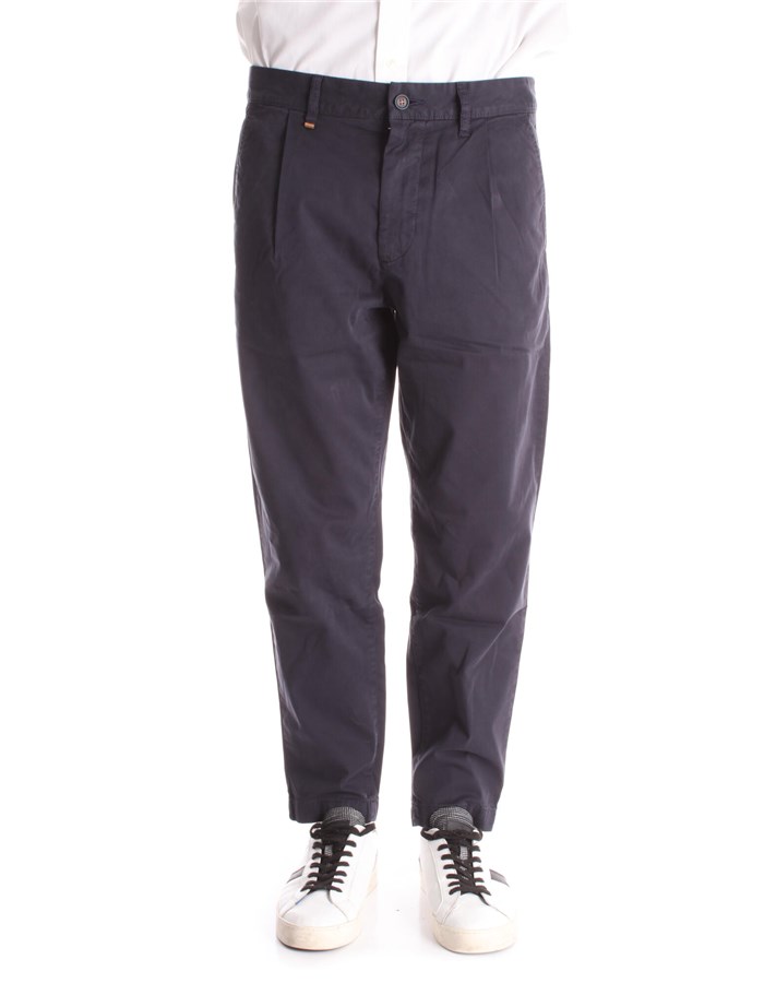 BOSS Trousers Chino 50489106 Blue dark