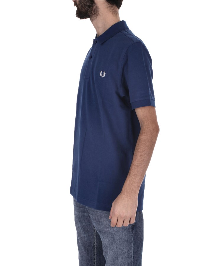 FRED PERRY Short sleeves Cobalt