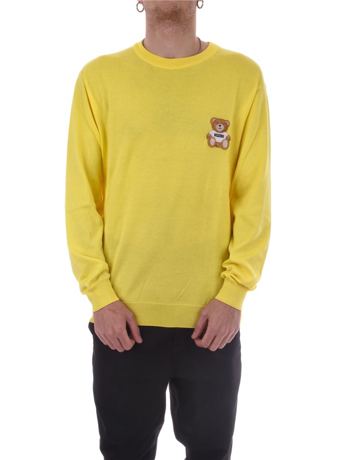 MOSCHINO Felpe Girocollo Giallo