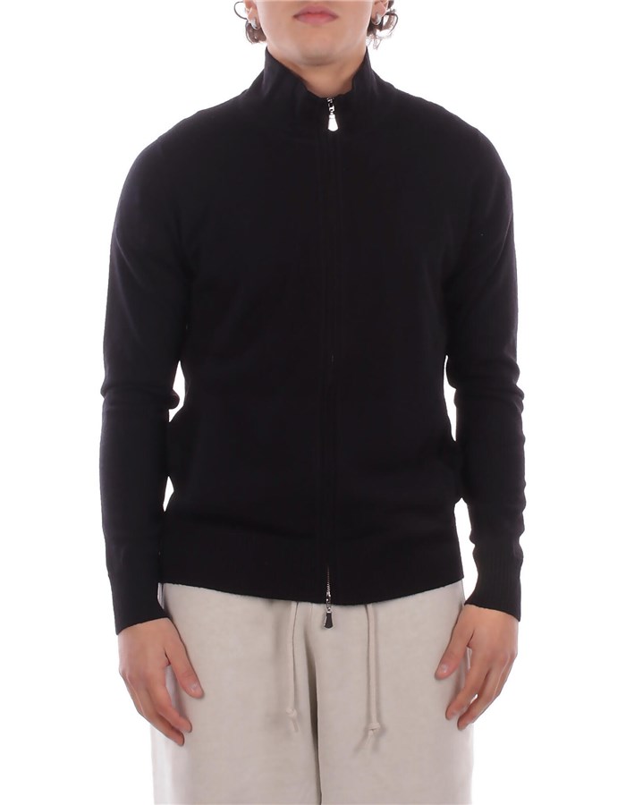 ALPHA STUDIO Collo Alto Nero