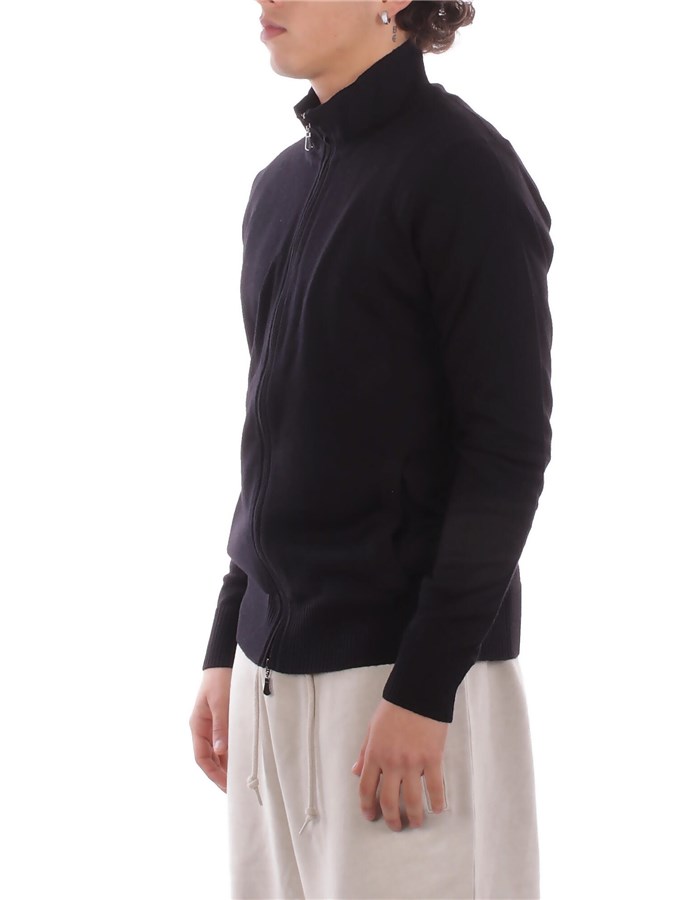 ALPHA STUDIO Collo Alto Nero