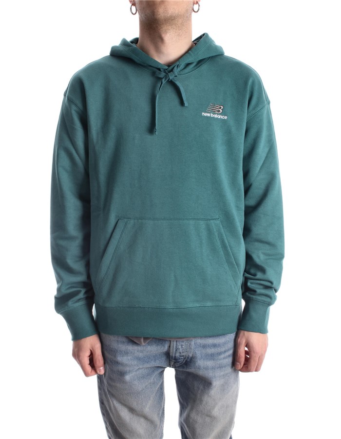NEW BALANCE Hoodies Green