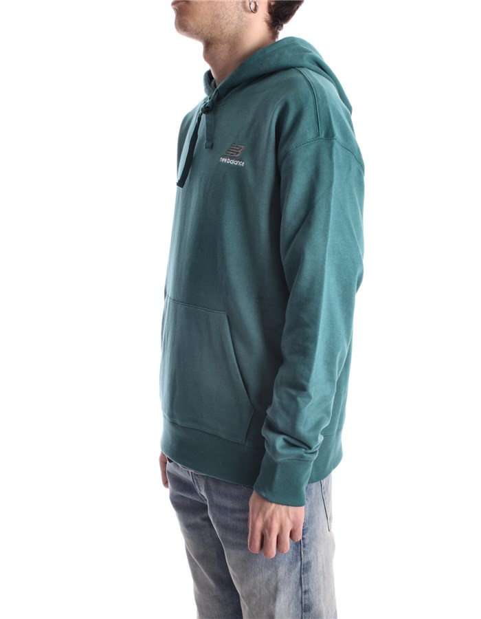 NEW BALANCE Hoodies Green