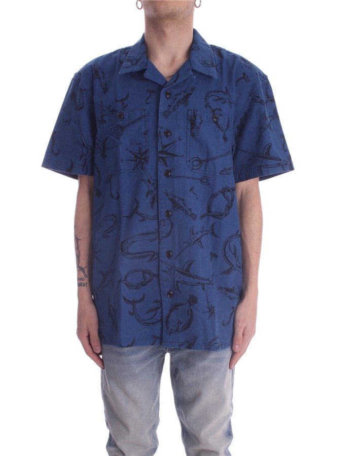 FILSON Short sleeve shirts Blue