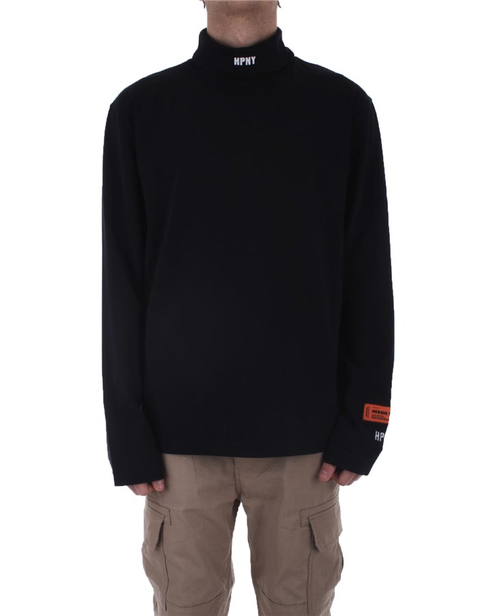 HERON PRESTON High Neck  Black white