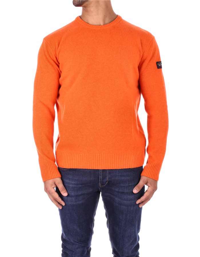 PAUL & SHARK Knitted  Orange
