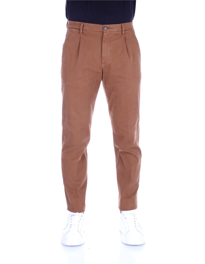 BRIGLIA Pantaloni Cropped TIBERIO 423008 Tabacco