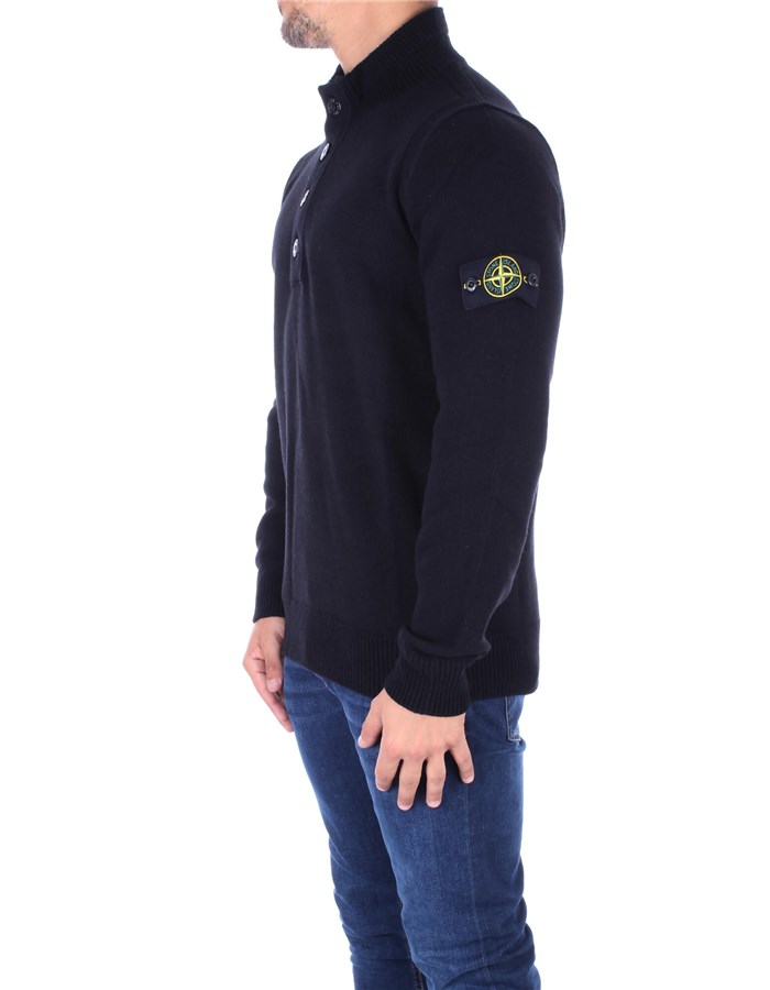 STONE ISLAND High Neck  Black