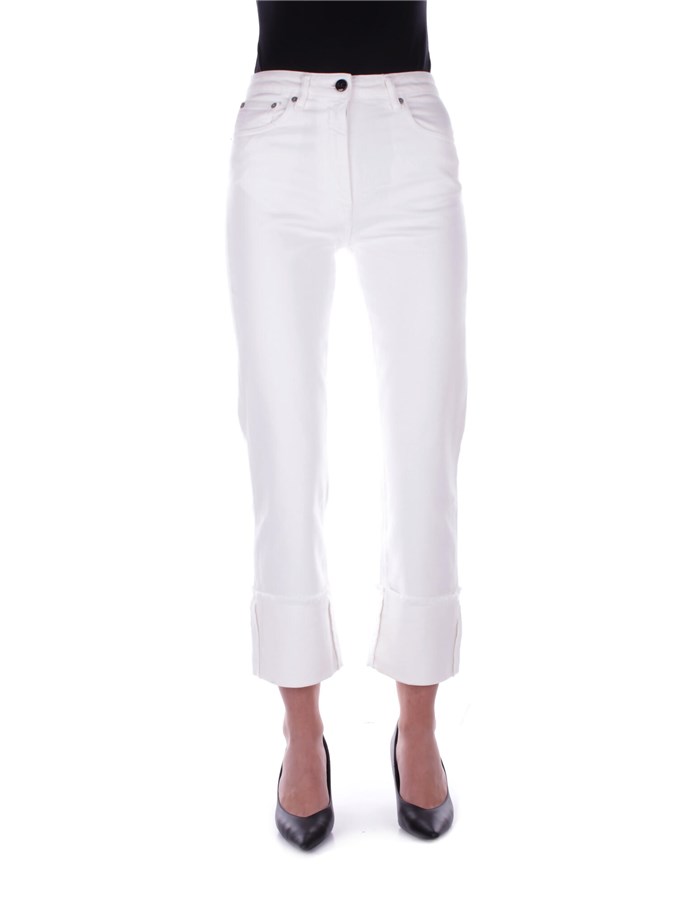 SEMICOUTURE Cropped Bianco