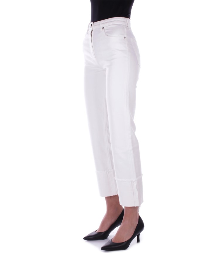 SEMICOUTURE Cropped Bianco