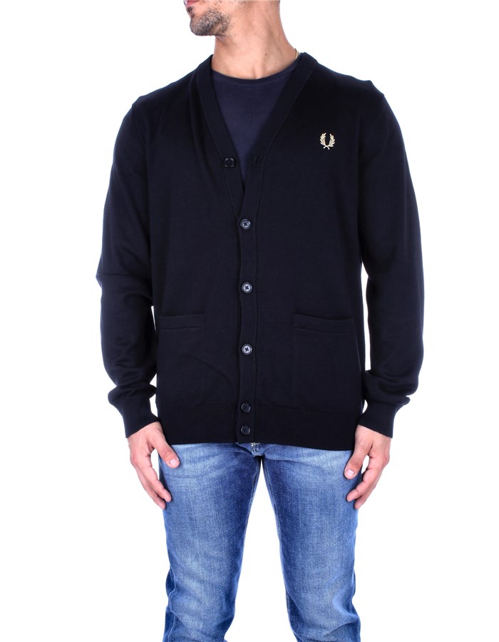 FRED PERRY Cardigan Black