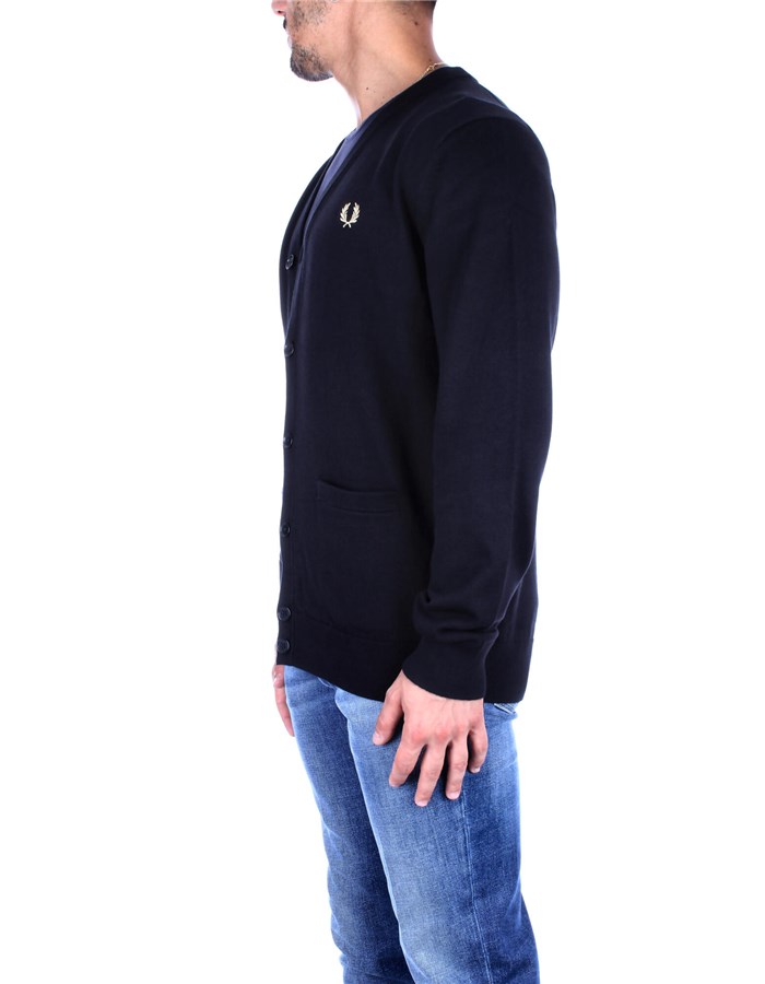 FRED PERRY Cardigan Black