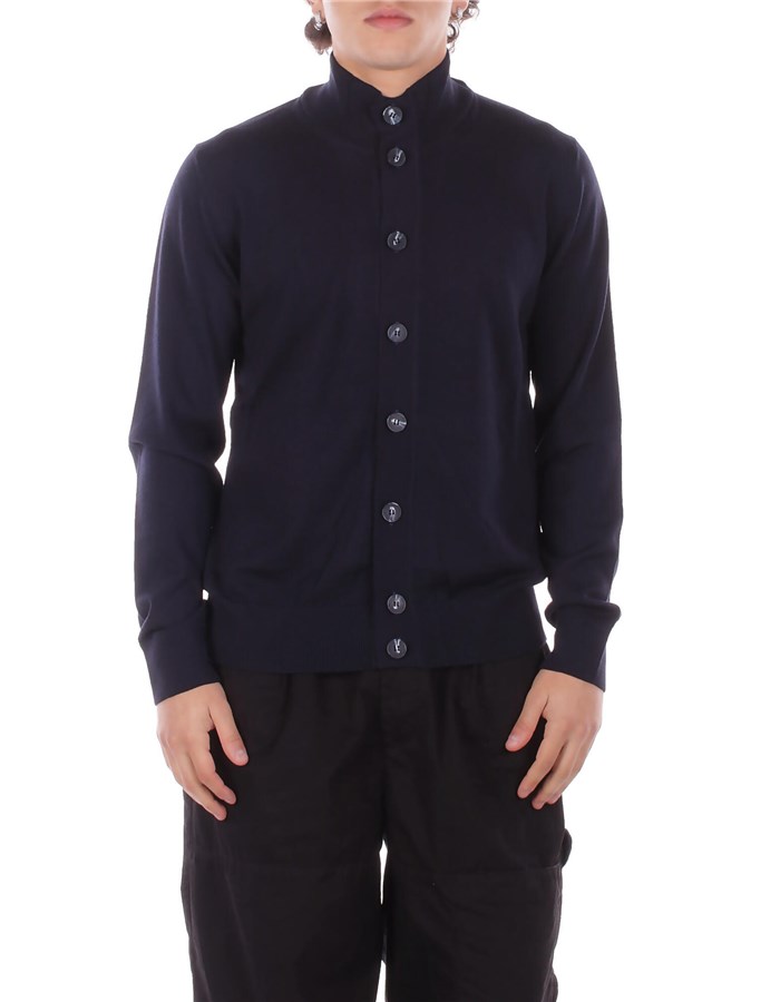 ALPHA STUDIO Cardigan Blu notte