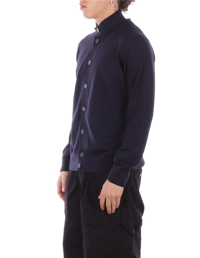 ALPHA STUDIO Cardigan Blu notte