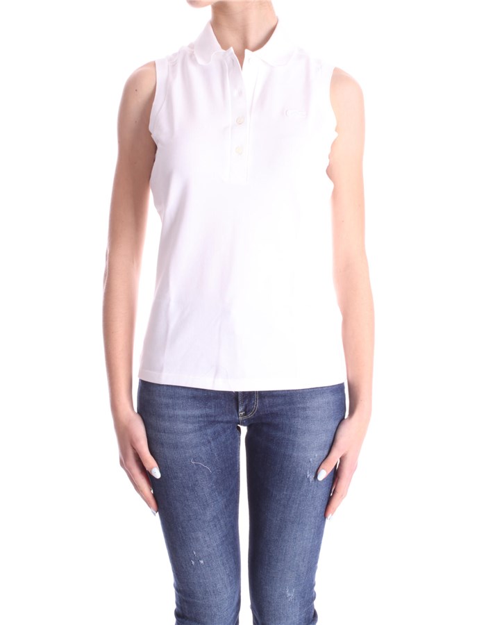 LACOSTE Knitted vest White