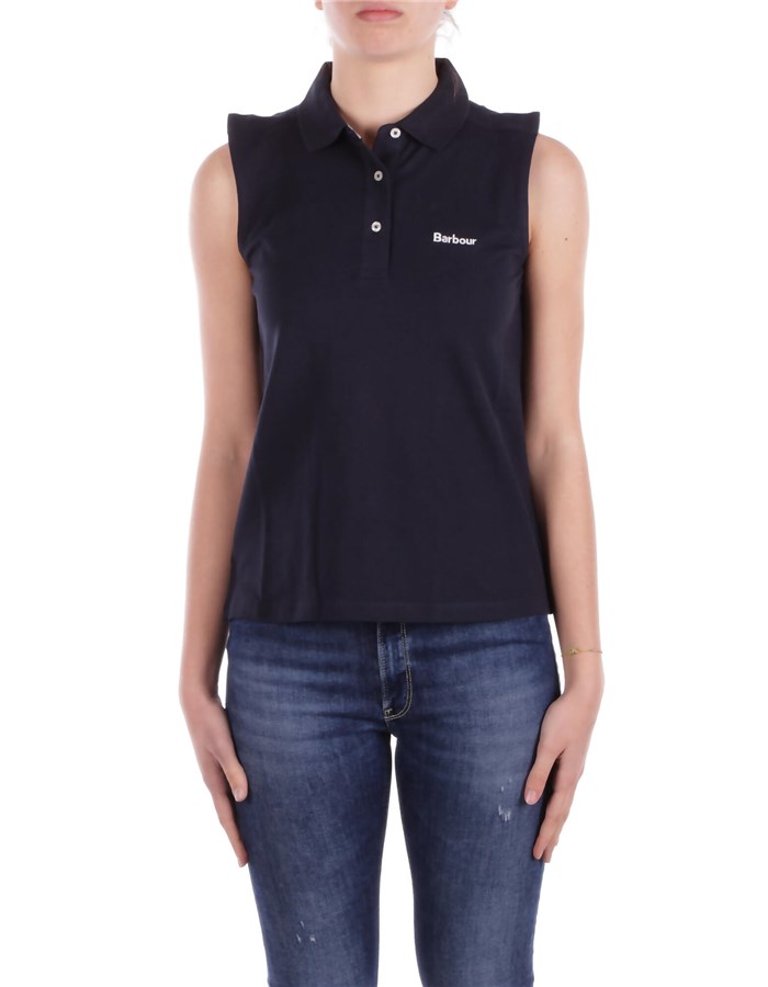 BARBOUR Short sleeves Navy