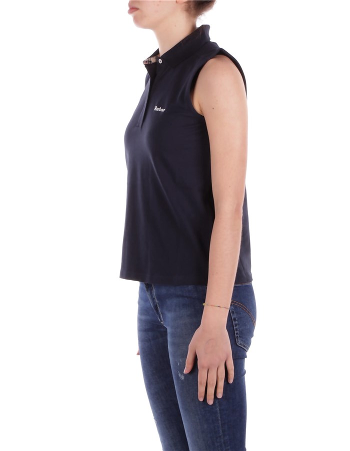 BARBOUR Short sleeves Navy
