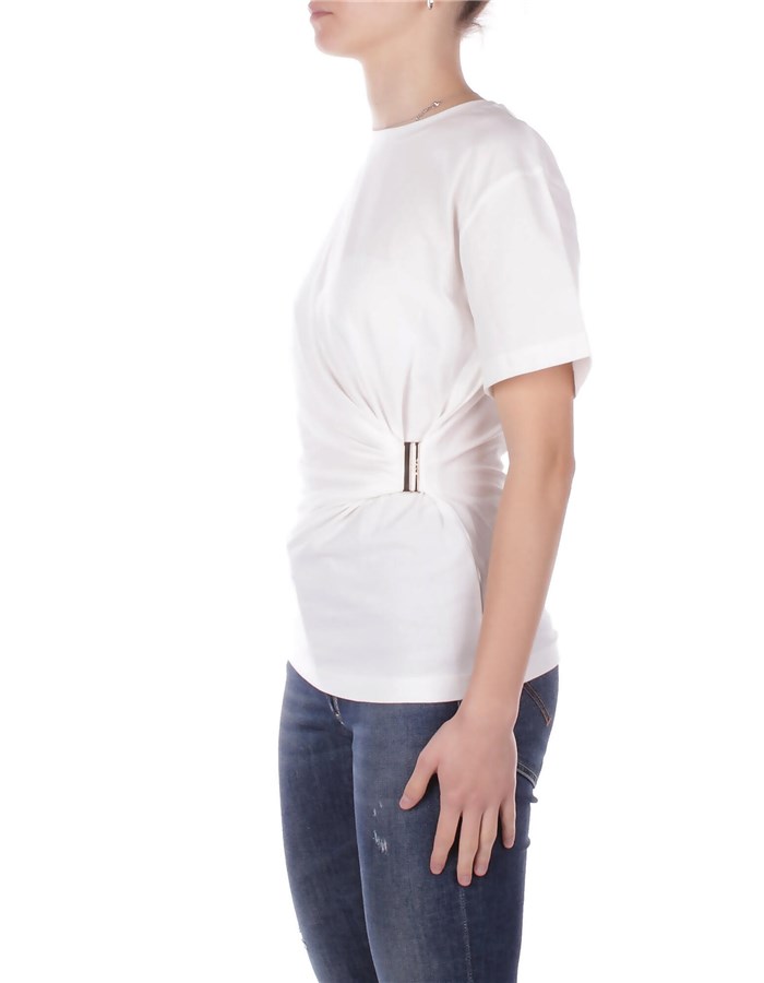 PINKO Manica Corta Bianco