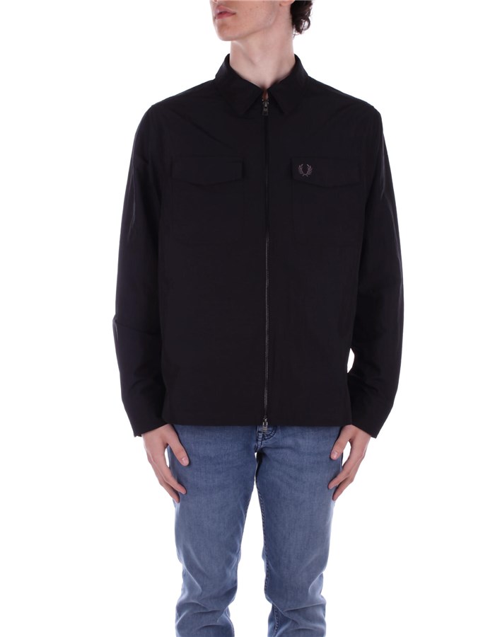 FRED PERRY Giacche Corte M5684 Black