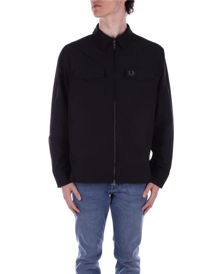 FRED PERRY Short jackets Black