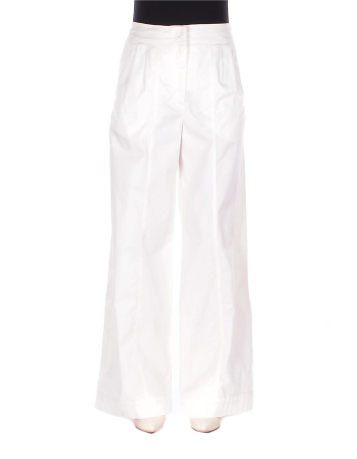 MAX MARA Pantalone Bianco