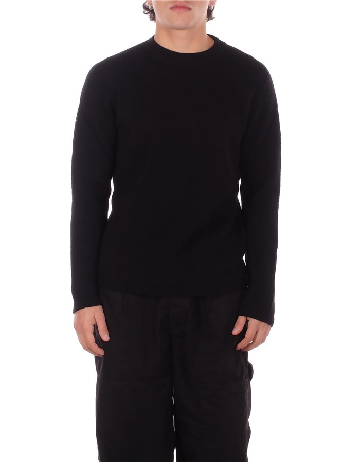 ALPHA STUDIO Girocollo Nero