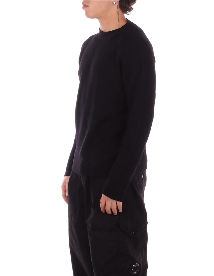 ALPHA STUDIO Girocollo Nero