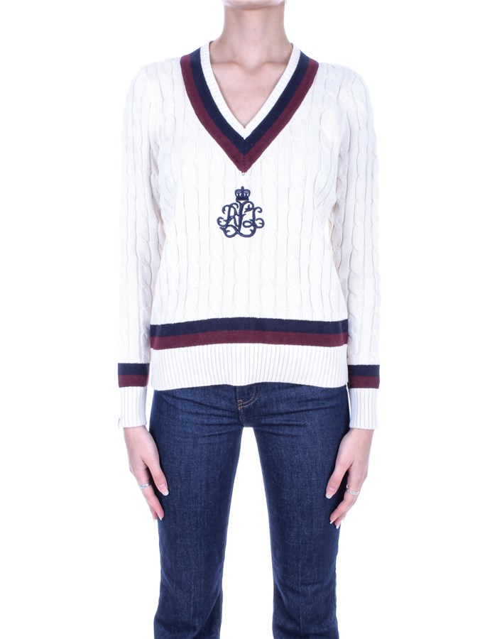 RALPH LAUREN V-neck  Cream
