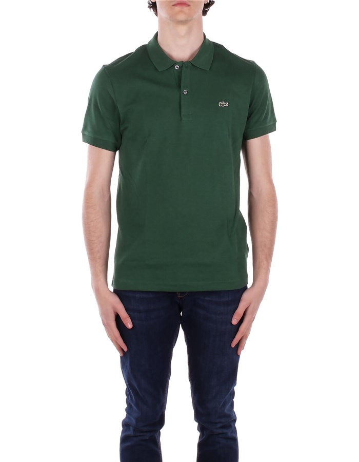 LACOSTE Short sleeves Green