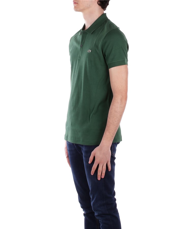 LACOSTE Short sleeves Green