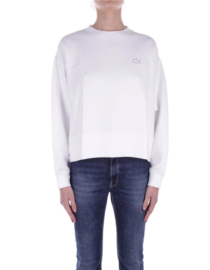LACOSTE Sweater white