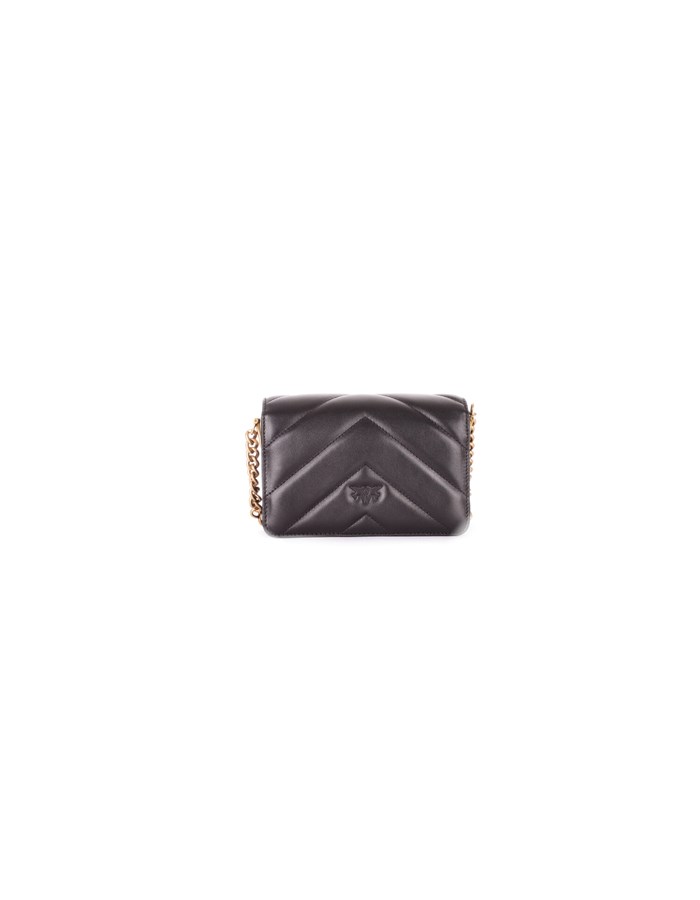 PINKO Hand Bags Black gold