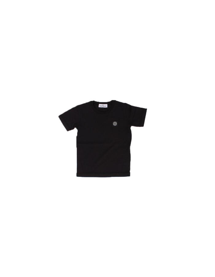 STONE ISLAND Short sleeve Black