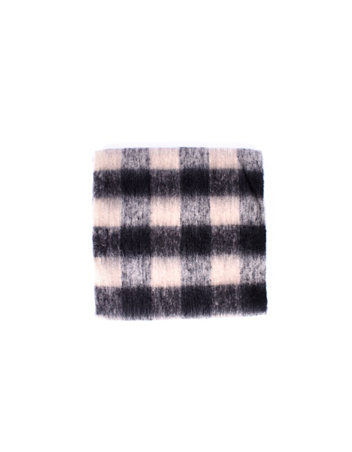 MANILA GRACE Scarves Black cream