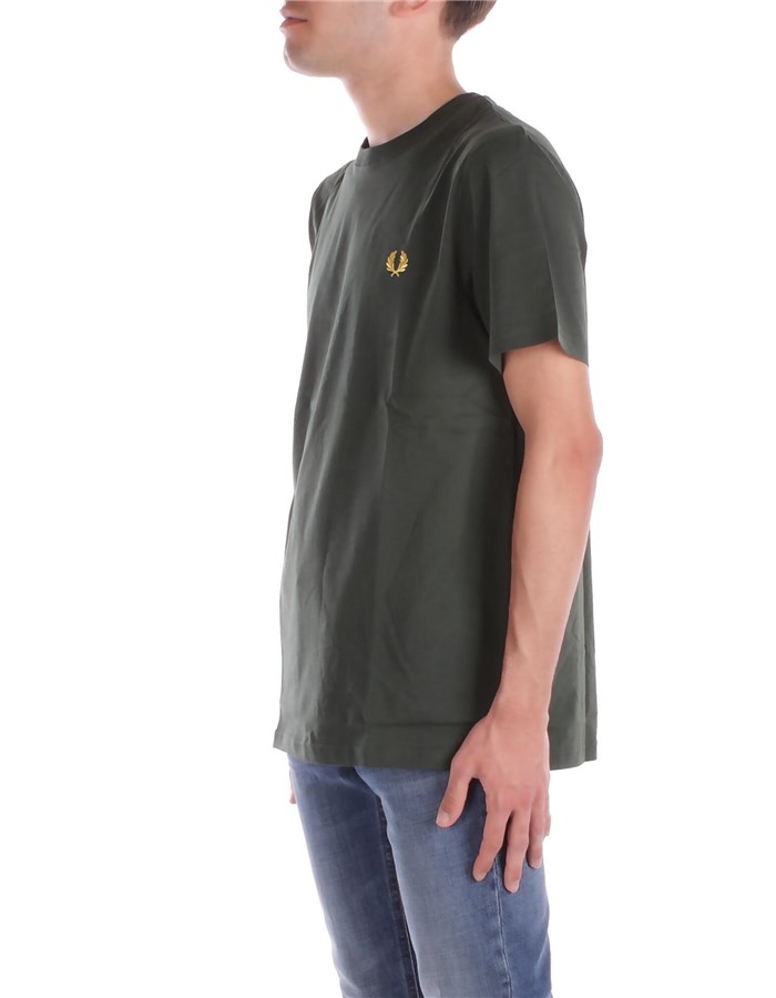 FRED PERRY Manica Corta Green