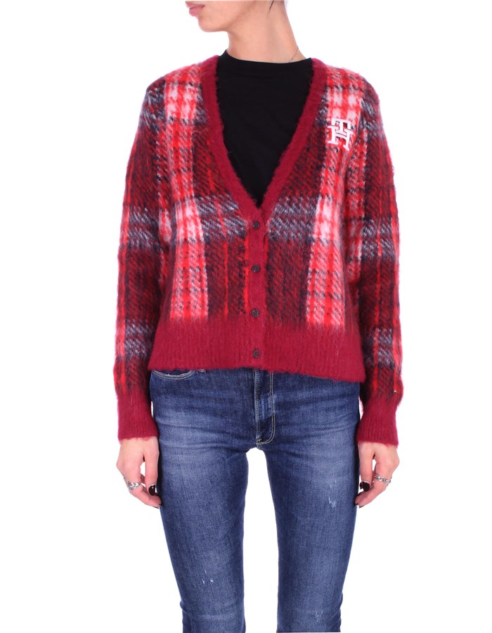 TOMMY HILFIGER Cardigan Red